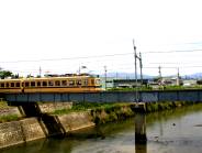 写真1.　江端川鉄橋下流側全景