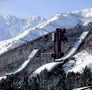 冬期オリンピック用ジャンプ台（長野・白馬村）