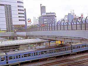 JR東日本　川口駅　人道橋